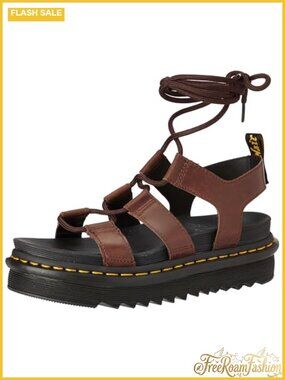 Dr. Martens Nartilla Ankle-Tie Gladiator Sandal with 72 Inch Laces